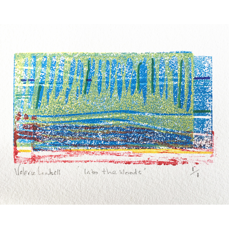 valerie-lindsell-mono-print-into-the-woods